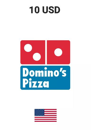 Dominos USA 10 USD Gift Card cover image